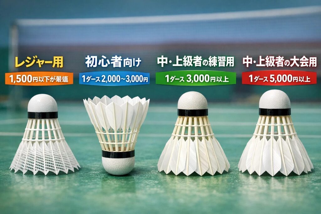 シャトルの価格の相場を把握しよう