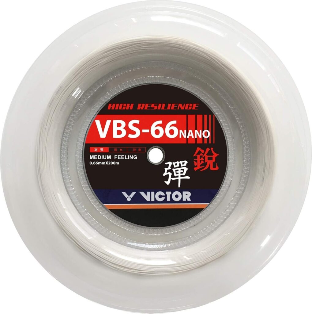 奈良岡選手の愛用ガット:ビクターVBS66
