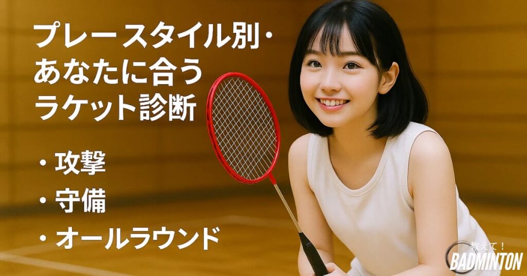 プレースタイル別・あなたに合うラケット診断
