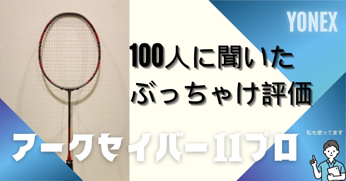 100人に聞いた！アークセイバー11プロの評価は？実打レビューした感想  