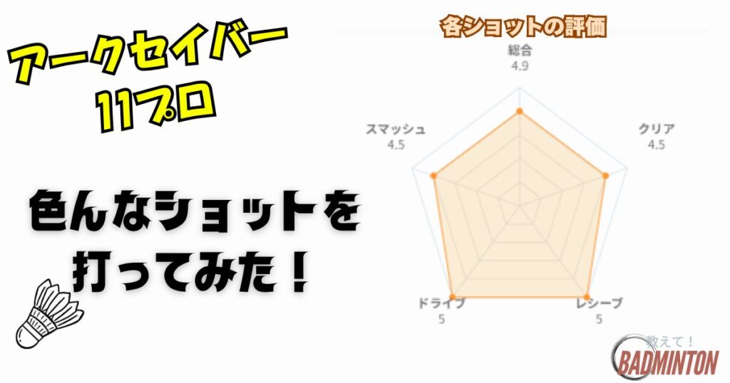 【実打レビュー】ショット別でみたアークセイバー11プロの評価
