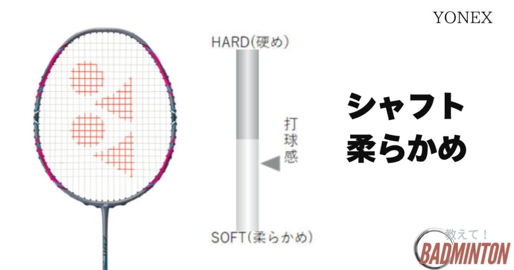 アークセイバー1の特徴②シャフトが柔らかい