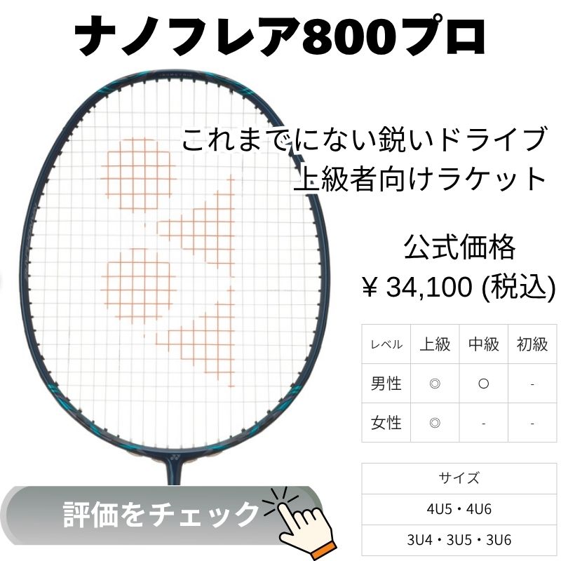 ナノフレア800プロ
