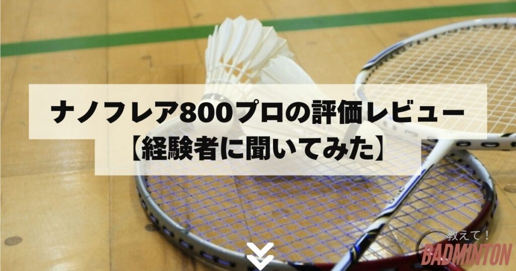 ナノフレア800プロの評価レビュー