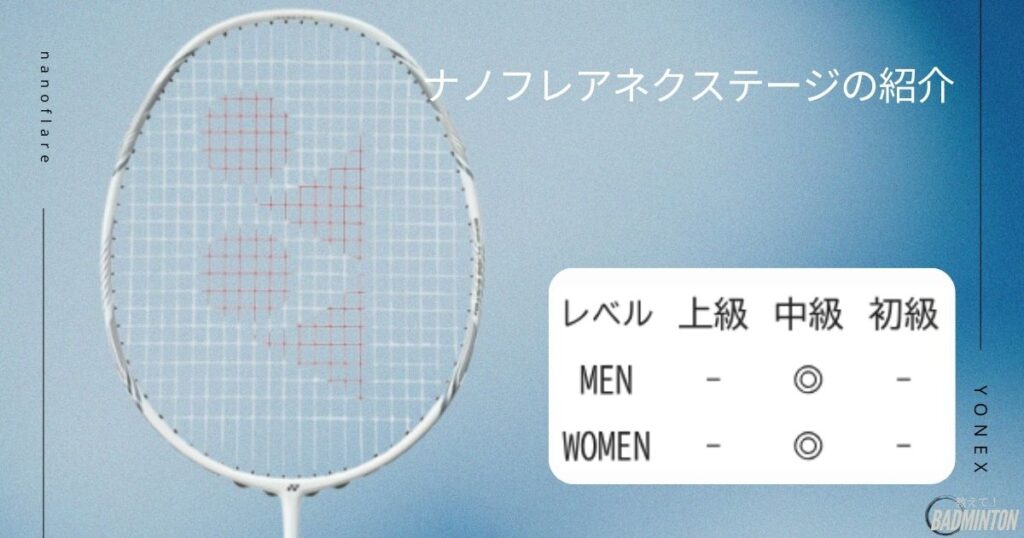 中級者におすすめ：ナノフレアネクステージ