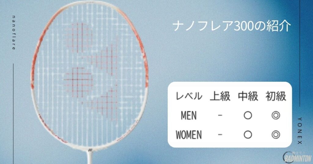 初心者におすすめ：ナノフレア300