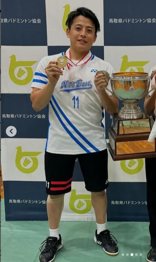 男子ダブルス：古賀輝のシューズ