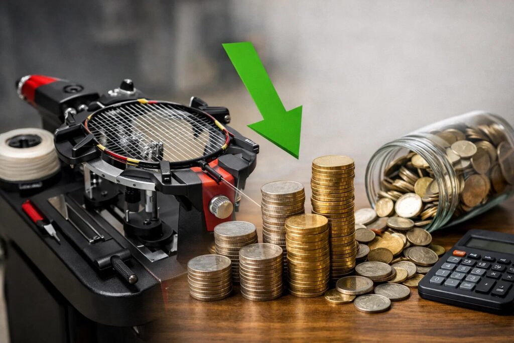 ガット張り機のメリット2