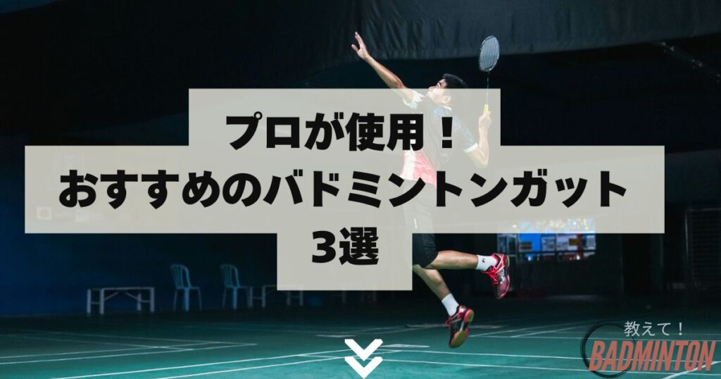 プロが使用！おすすめのバドミントンガット3選【迷ったらコレ】