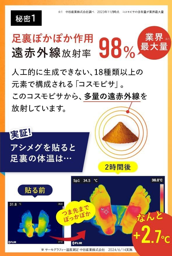 Amazonブラックフライデー：足裏シート説明2