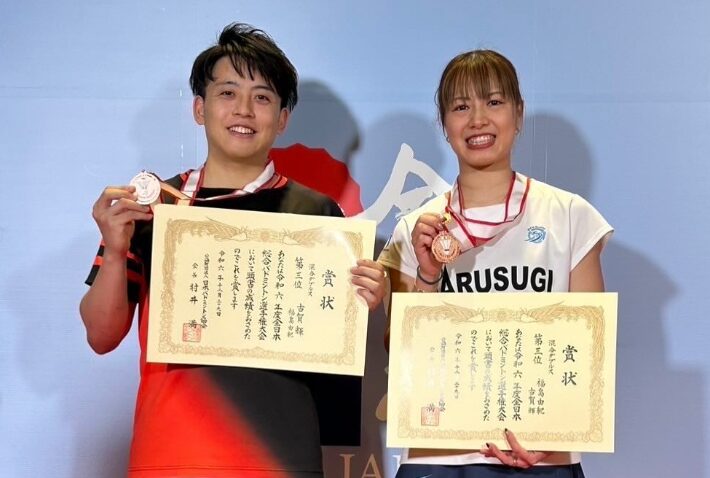 アストロクス100ZZ使用選手：古賀輝選手｜男子・混合ダブルス