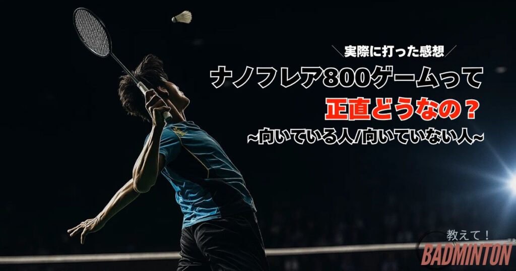 結論｜ナノフレア800ゲームの評価と向いている人・向いていない人