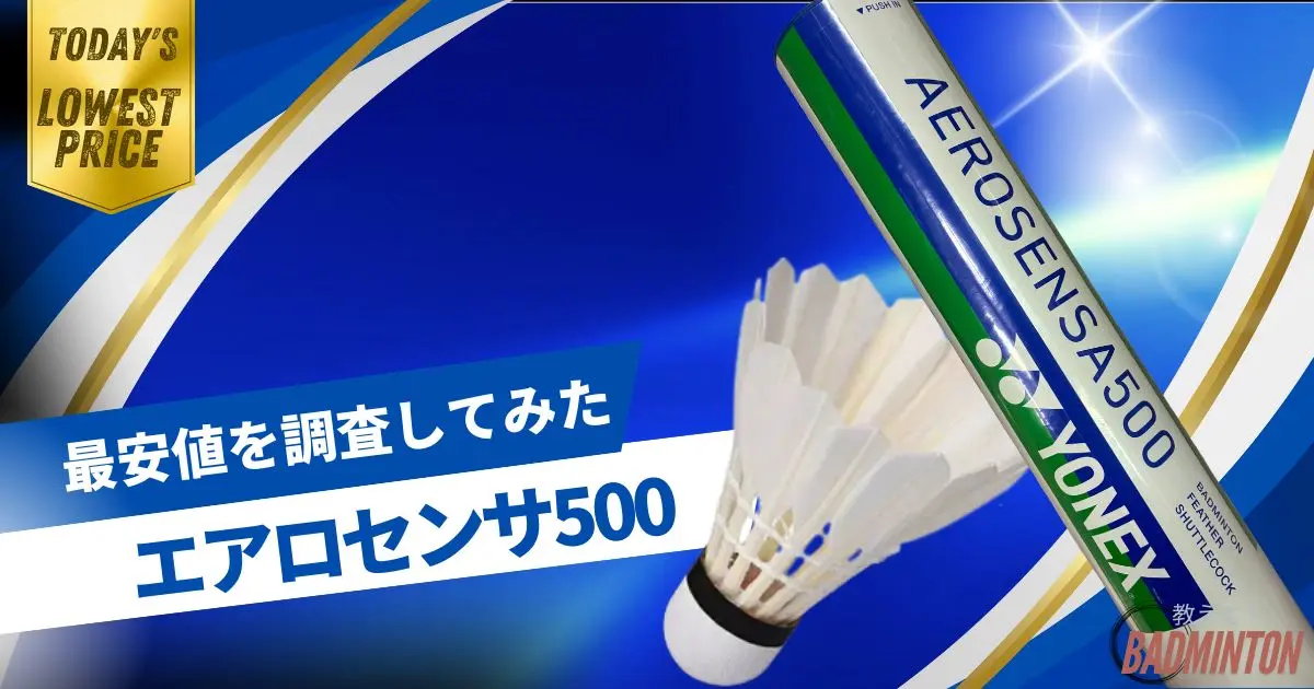 毎日更新】エアロセンサ500最安値はここ！ネットと実店舗を徹底比較