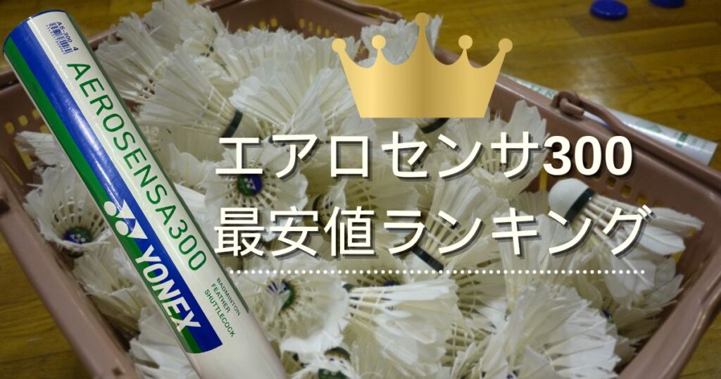 【最新】エアロセンサ300の最安値ランキング