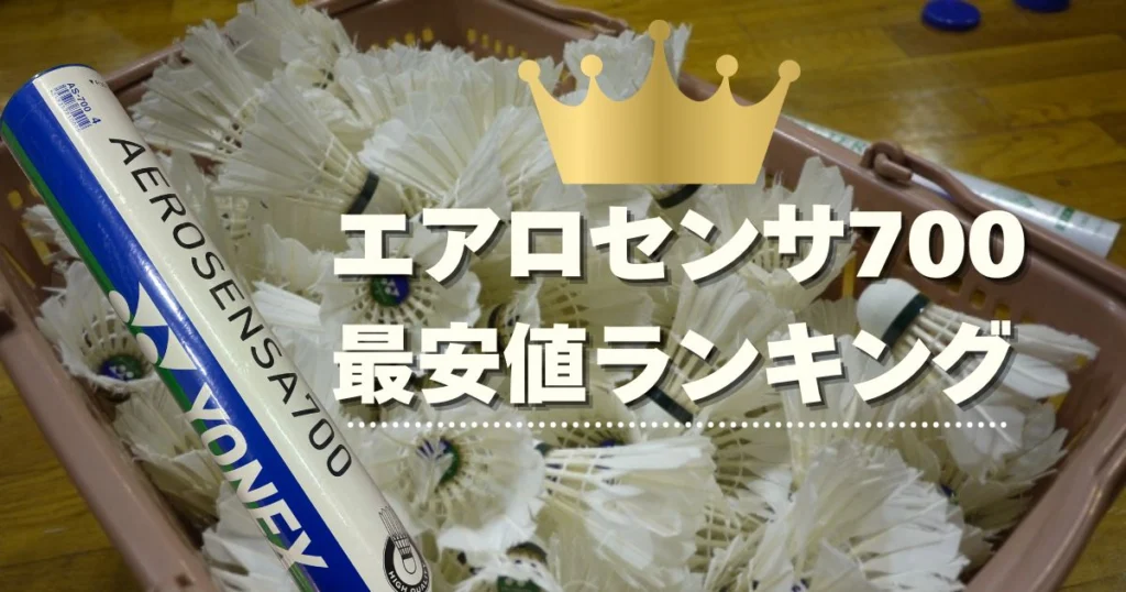 毎日更新】エアロセンサ700最安値はここ！ネットと実店舗を徹底比較し