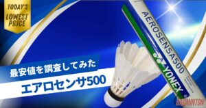 【毎日更新】エアロセンサ500最安値はここ！ネットと実店舗を徹底比較してみた