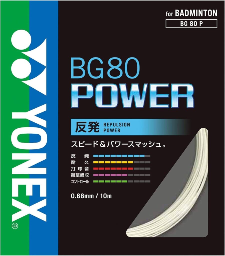 アストロクス100ツアーのおすすめガット：BG80パワー【ヨネックス】