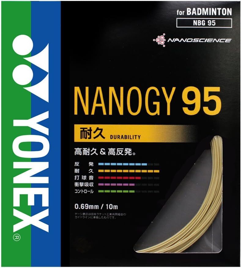 アストロクス100ツアーのおすすめガット：ナノジー95【ヨネックス】