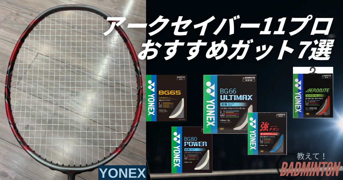 アークセイバー11プロおすすめガット7選！目的別完全ガイド【保存版】