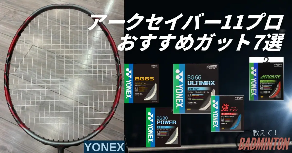 アークセイバー11プロおすすめガット7選！目的別完全ガイド【保存版】
