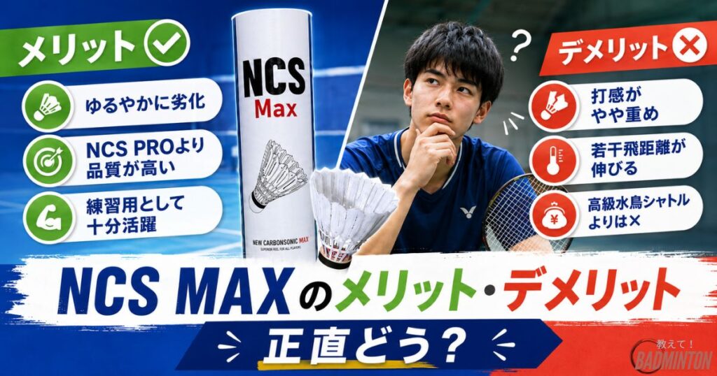 NCS MAXのメリット・デメリットを正直に解説