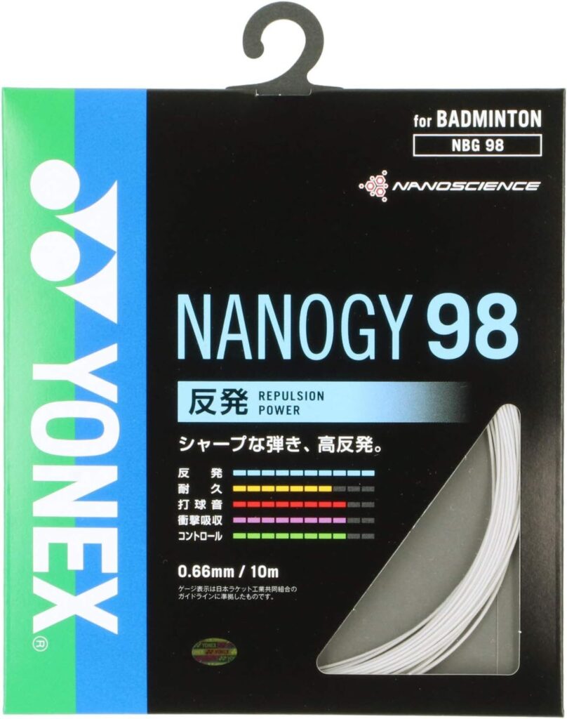 アストロクス77ツアーおすすめガット：ナノジー98（NANOGY98）